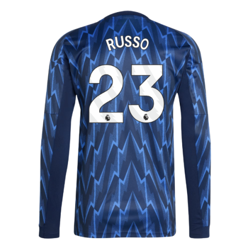 2025-2026 Arsenal Long Sleeve Away Shirt (Russo 23)