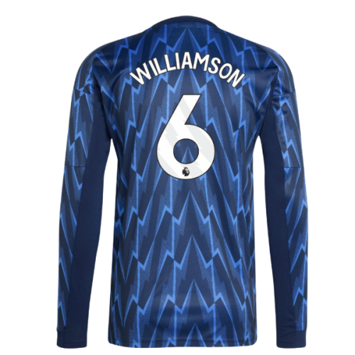 2025-2026 Arsenal Long Sleeve Away Shirt (Williamson 6)