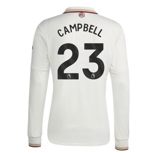 2025-2026 Arsenal Long Sleeve Third Shirt (Campbell 23)