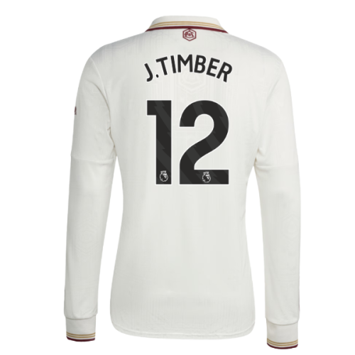 2025-2026 Arsenal Long Sleeve Third Shirt (J.Timber 12)