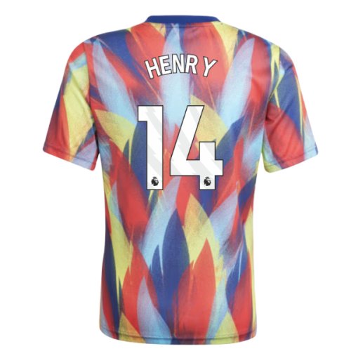 2025-2026 Arsenal Pre-Match Shirt (Victory Blue) - Kids (Henry 14)