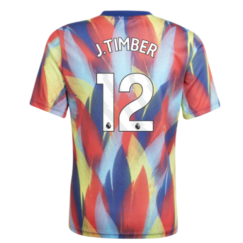 2025-2026 Arsenal Pre-Match Shirt (Victory Blue) - Kids (J.Timber 12)