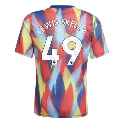 2025-2026 Arsenal Pre-Match Shirt (Victory Blue) - Kids (Lewis Skelly 49)