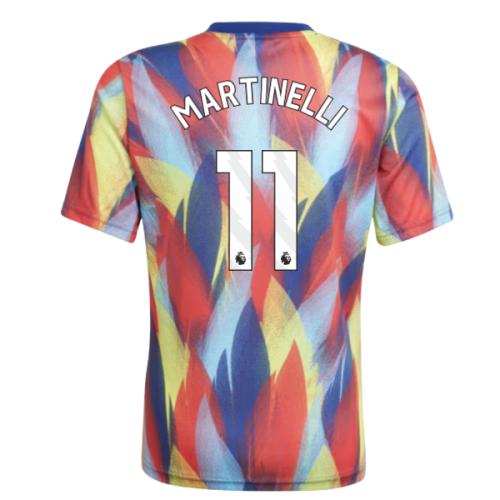 2025-2026 Arsenal Pre-Match Shirt (Victory Blue) - Kids (Martinelli 11)