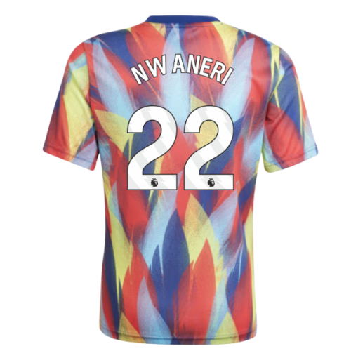 2025-2026 Arsenal Pre-Match Shirt (Victory Blue) - Kids (Nwaneri 22)