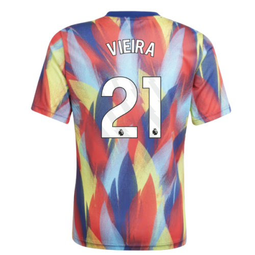 2025-2026 Arsenal Pre-Match Shirt (Victory Blue) - Kids (Vieira 21)