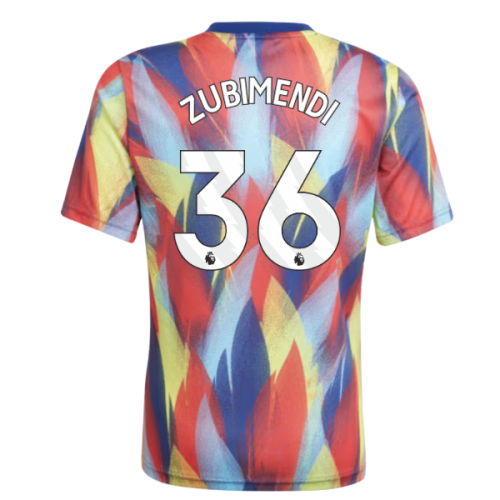 2025-2026 Arsenal Pre-Match Shirt (Victory Blue) - Kids (Zubimendi 36)