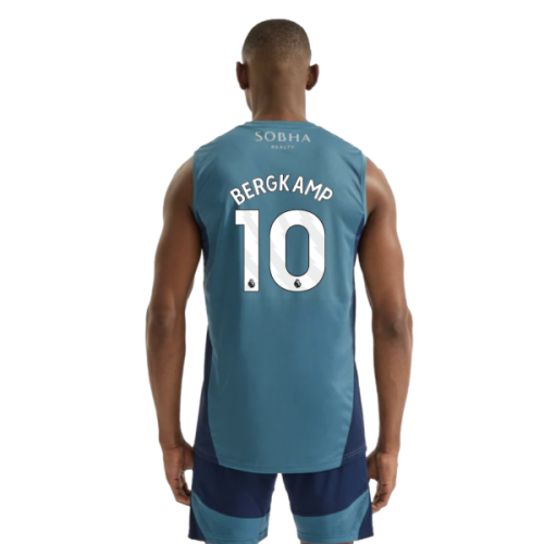 2025-2026 Arsenal Sleeveless Jersey (Blanch Blue) (Bergkamp 10)