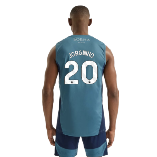 2025-2026 Arsenal Sleeveless Jersey (Blanch Blue) (Jorginho 20)