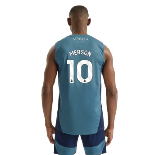 2025-2026 Arsenal Sleeveless Jersey (Blanch Blue) (Merson 10)