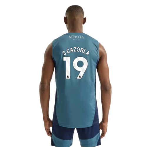 2025-2026 Arsenal Sleeveless Jersey (Blanch Blue) (S.Cazorla 19)