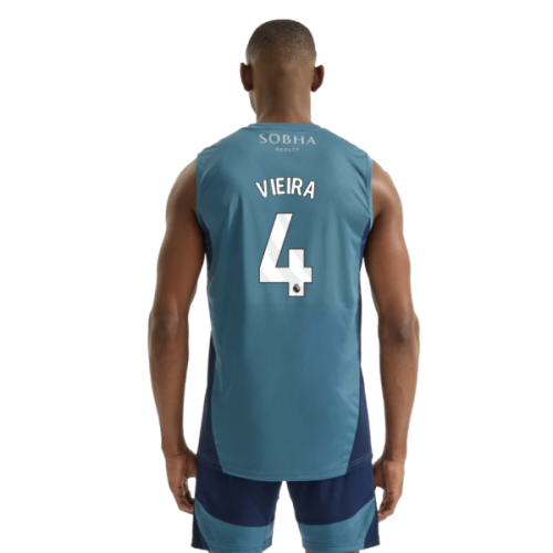 2025-2026 Arsenal Sleeveless Jersey (Blanch Blue) (Vieira 4)