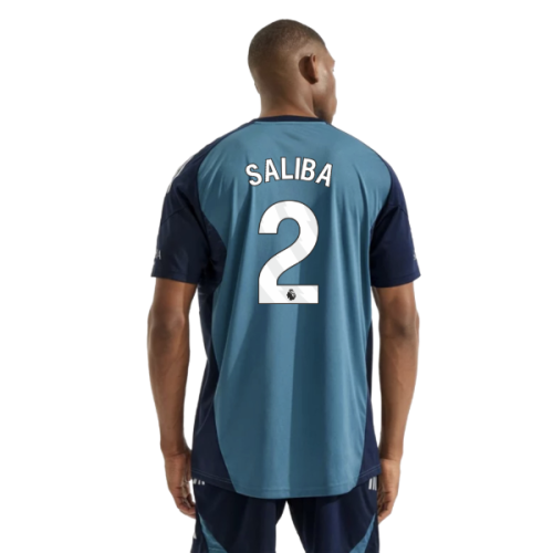 2025-2026 Arsenal Training Shirt (Blanch Blue) (Saliba 2)