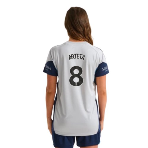 2025-2026 Arsenal Training Shirt (Grey Two) - Womens (Arteta 8)