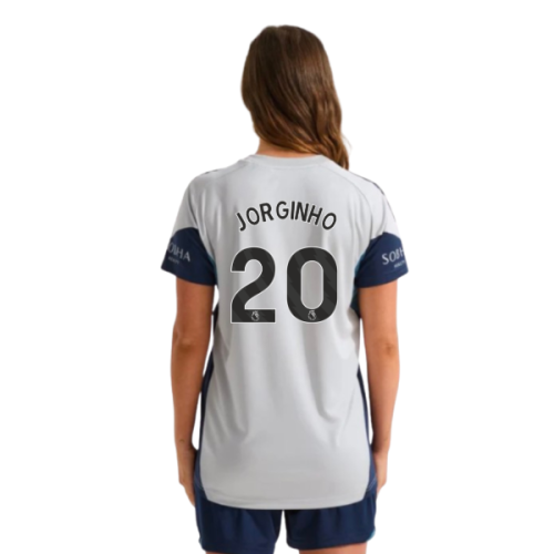 2025-2026 Arsenal Training Shirt (Grey Two) - Womens (Jorginho 20)