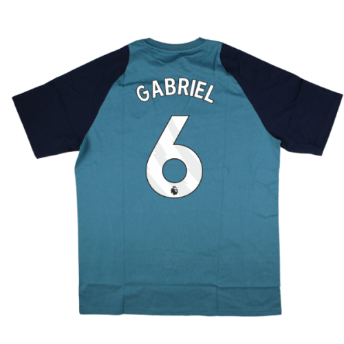 2025-2026 Arsenal Training Tee (Blanch Blue) (Gabriel 6)
