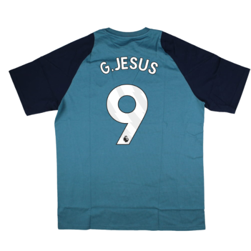 2025-2026 Arsenal Training Tee (Blanch Blue) (G.Jesus 9)