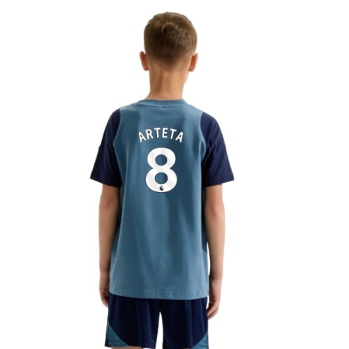 2025-2026 Arsenal Training Tee (Blanch Blue) - Kids (Arteta 8)