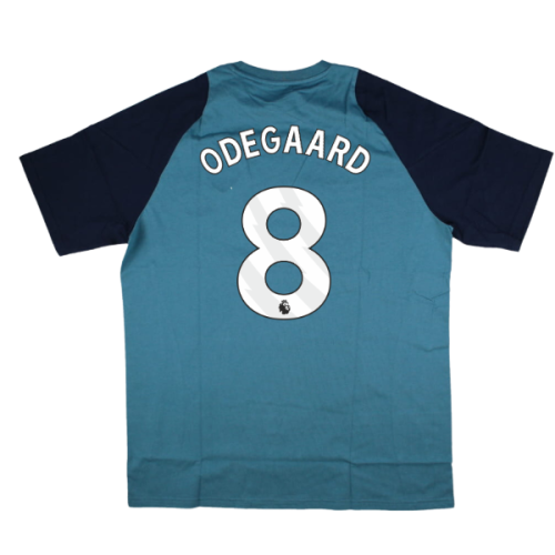 2025-2026 Arsenal Training Tee (Blanch Blue) (Odegaard 8)