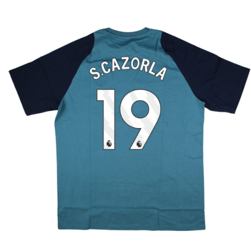 2025-2026 Arsenal Training Tee (Blanch Blue) (S.Cazorla 19)