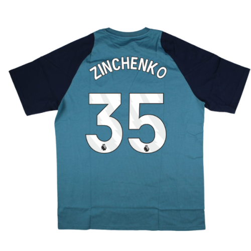 2025-2026 Arsenal Training Tee (Blanch Blue) (Zinchenko 35)