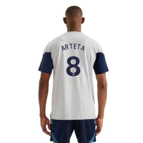 2025-2026 Arsenal Training Tee (Grey) (Arteta 8)