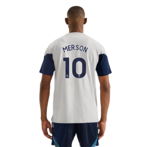 2025-2026 Arsenal Training Tee (Grey) (Merson 10)