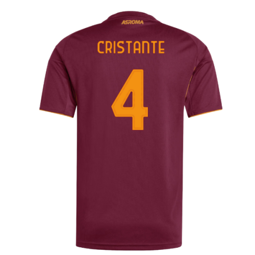 2025-2026 AS Roma Home Shirt (Cristante 4)
