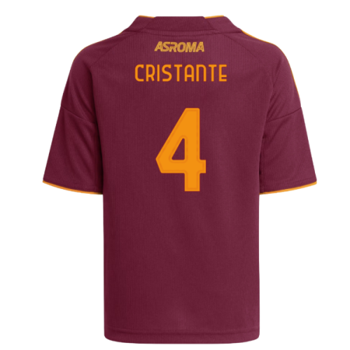 2025-2026 AS Roma Home Shirt (Kids) (Cristante 4)
