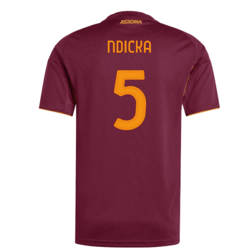 2025-2026 AS Roma Home Shirt (Ndicka 5)