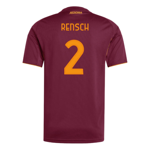 2025-2026 AS Roma Home Shirt (Rensch 2)