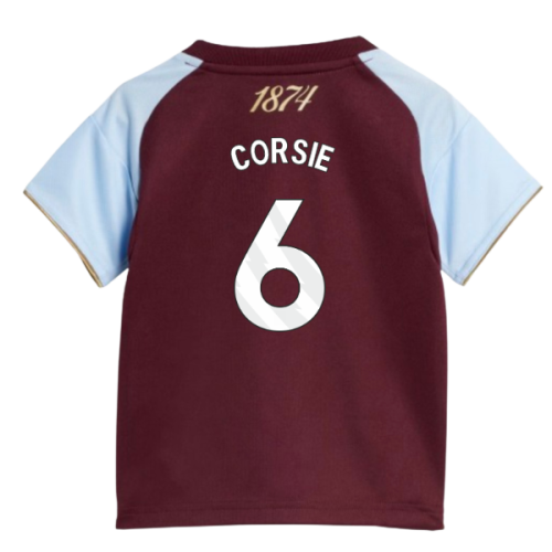2025-2026 Aston Villa Home Baby Kit (Corsie 6)