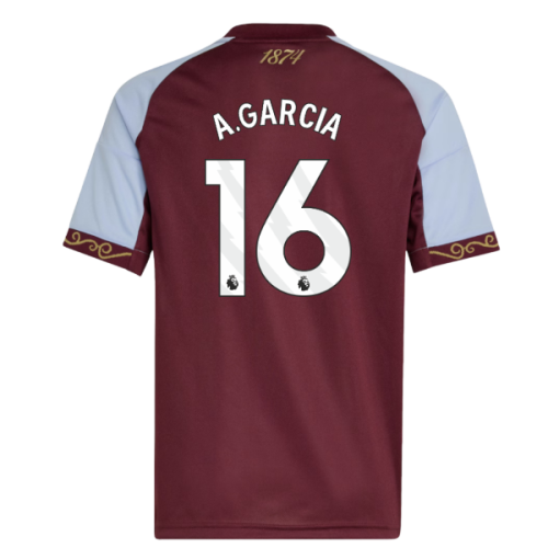 2025-2026 Aston Villa Home Shirt (Kids) (A.Garcia 16)