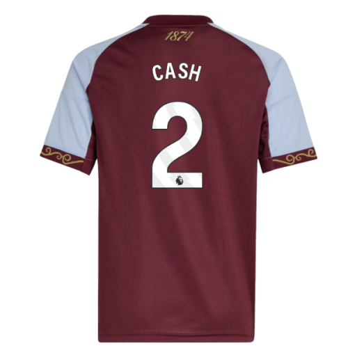 2025-2026 Aston Villa Home Shirt (Kids) (Cash 2)