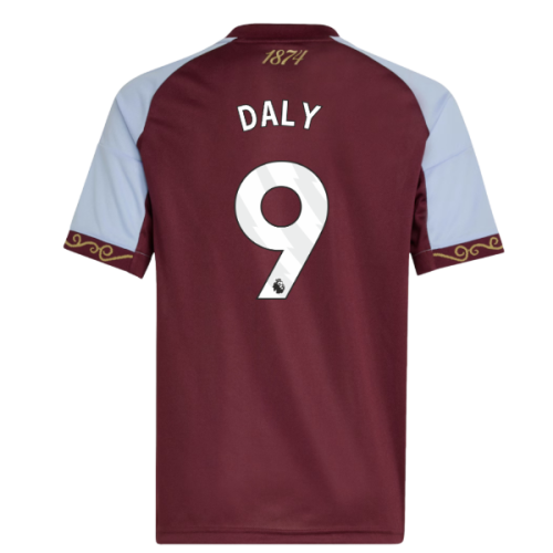 2025-2026 Aston Villa Home Shirt (Kids) (Daly 9)