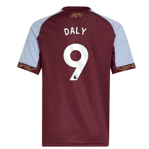 2025-2026 Aston Villa Home Shirt (Kids) (Daly 9)