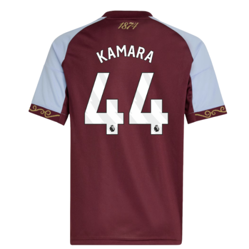 2025-2026 Aston Villa Home Shirt (Kids) (Kamara 44)