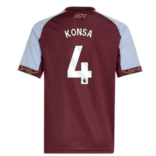 2025-2026 Aston Villa Home Shirt (Kids) (Konsa 4)