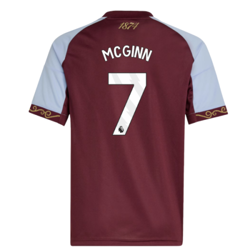 2025-2026 Aston Villa Home Shirt (Kids) (McGinn 7)