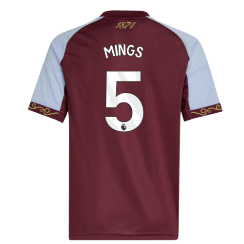 2025-2026 Aston Villa Home Shirt (Kids) (Mings 5)