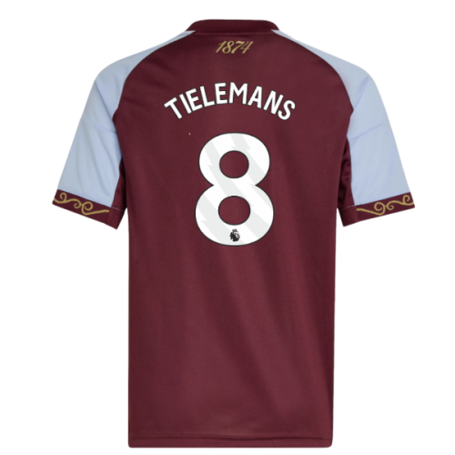 2025-2026 Aston Villa Home Shirt (Kids) (Tielemans 8)