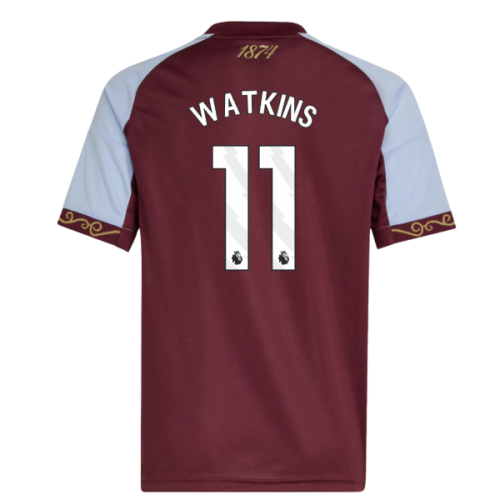 2025-2026 Aston Villa Home Shirt (Kids) (Watkins 11)