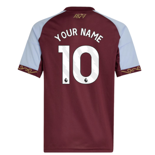 2025-2026 Aston Villa Home Shirt (Kids) (Your Name)