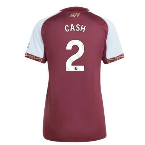 2025-2026 Aston Villa Home Shirt (Womens) (Cash 2)