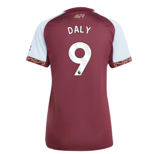 2025-2026 Aston Villa Home Shirt (Womens) (Daly 9)