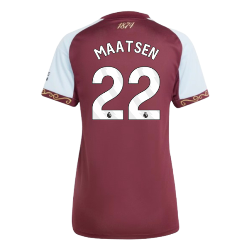 2025-2026 Aston Villa Home Shirt (Womens) (Maatsen 22)