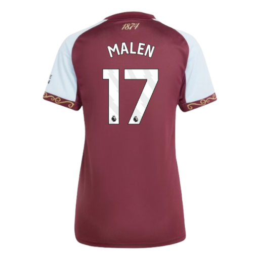 2025-2026 Aston Villa Home Shirt (Womens) (Malen 17)