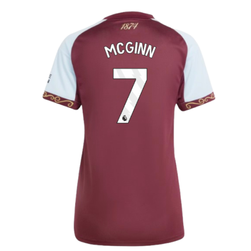 2025-2026 Aston Villa Home Shirt (Womens) (McGinn 7)