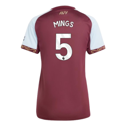 2025-2026 Aston Villa Home Shirt (Womens) (Mings 5)