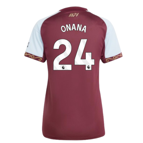 2025-2026 Aston Villa Home Shirt (Womens) (Onana 24)